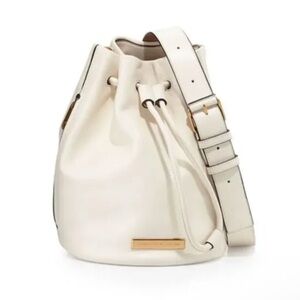 Marc by Marc Jacobs Cream Luna Leather Bucket Bag